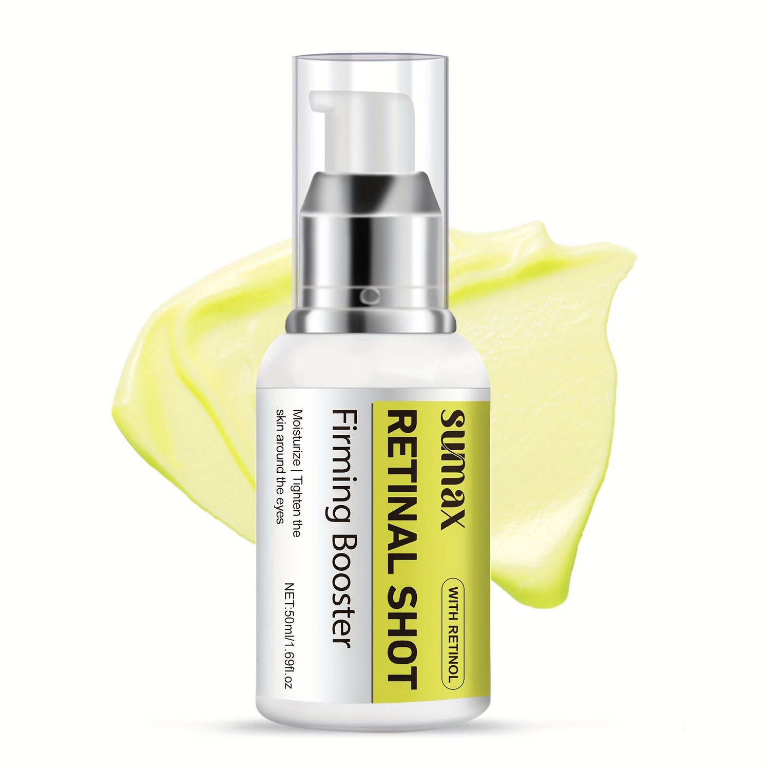 SUMAX 50ml White Press Bottle Retinol Eye Cream