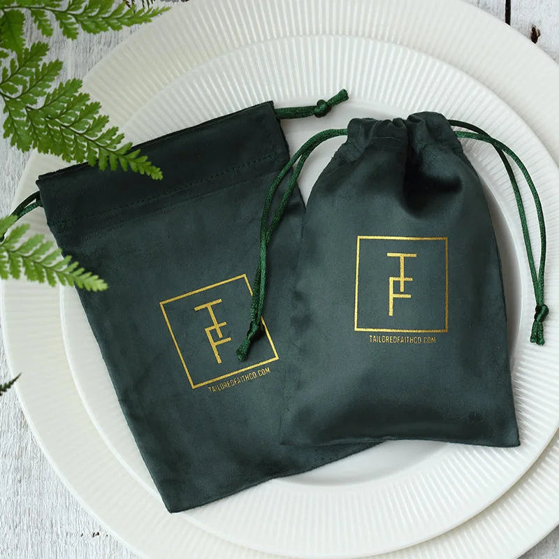 100 Personalized Logo Print Drawstring Bags Velvet Jewelry Packaging Pouches Chic Wedding Favor Bags Pink Flannel Cosmetic Bags