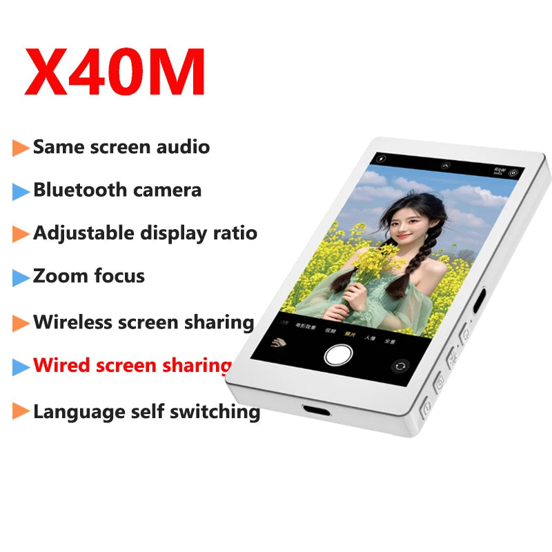 Phone Wireless Magnetic Selfie Monitor Screen For Smartphone Vlog Live Stream Video Recording Phone Rear Camera Selfie Monitor