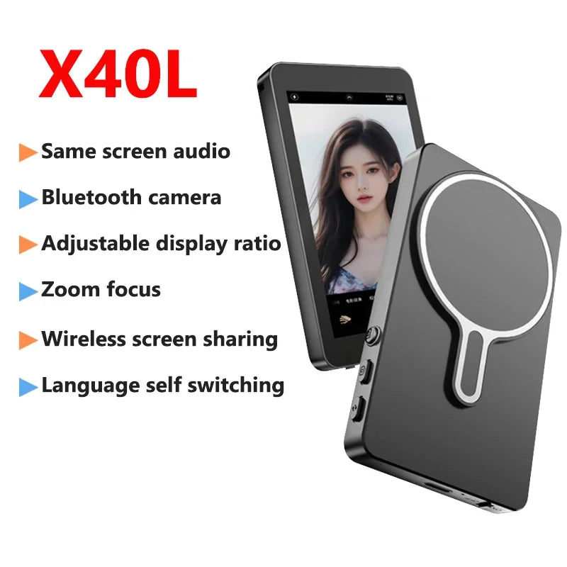 Phone Wireless Magnetic Selfie Monitor Screen For Smartphone Vlog Live Stream Video Recording Phone Rear Camera Selfie Monitor