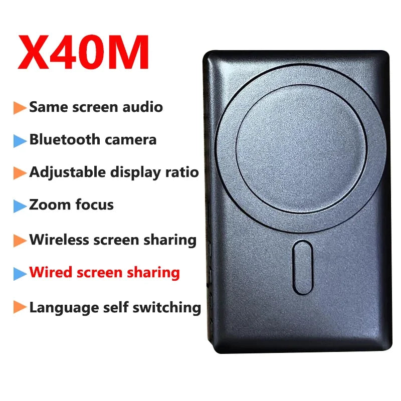 Phone Wireless Magnetic Selfie Monitor Screen For Smartphone Vlog Live Stream Video Recording Phone Rear Camera Selfie Monitor
