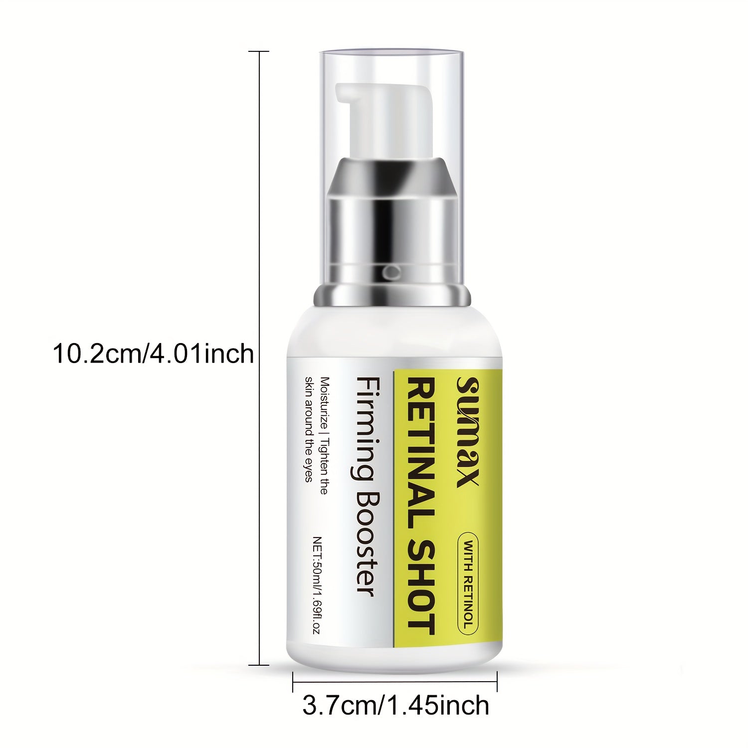 SUMAX 50ml White Press Bottle Retinol Eye Cream