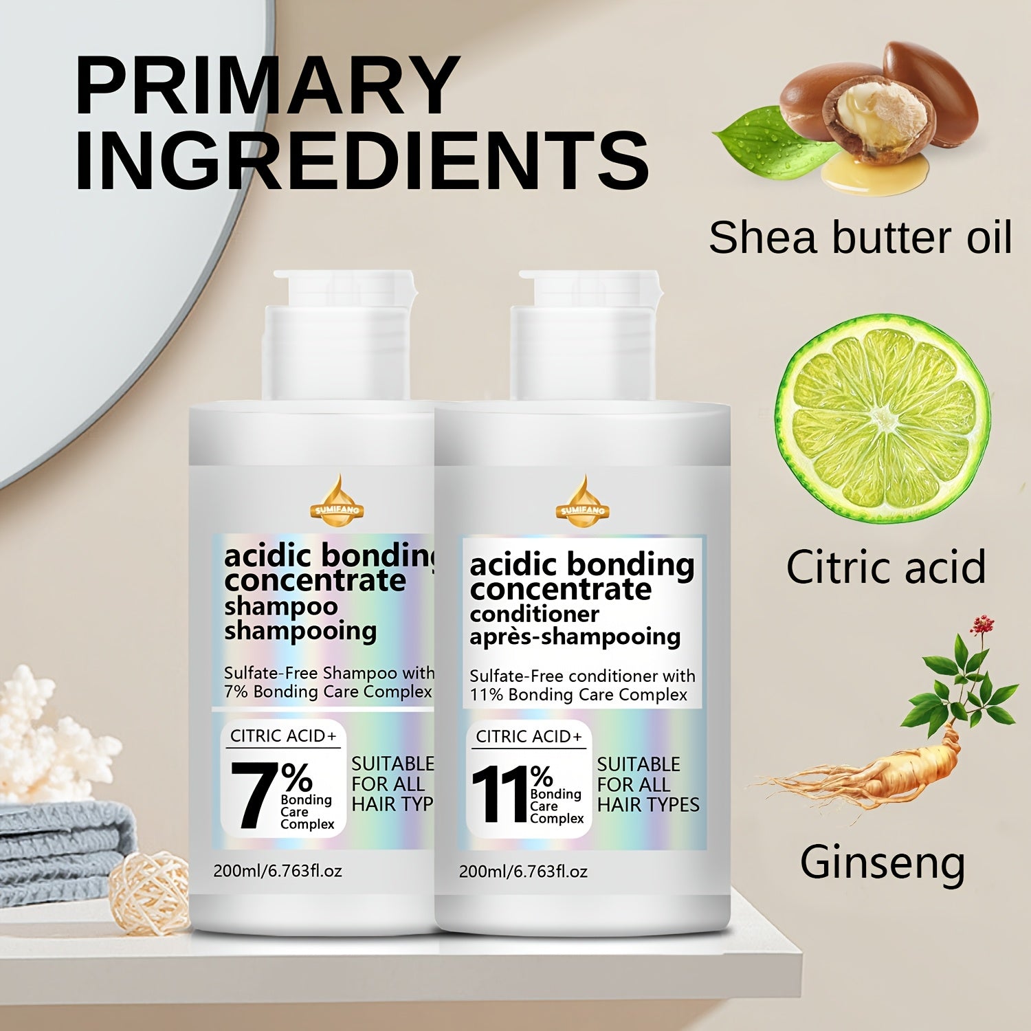 Super Concentrated Shampoo And Conditioner Set